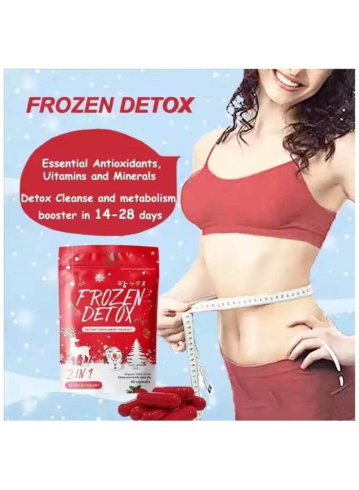 فلوتا فروزين ديتوكس مجمد 2 في 1 مكمل غذائي للديتوكس والألياف - Image 4